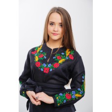 Embroidered blouse "Nocturne"